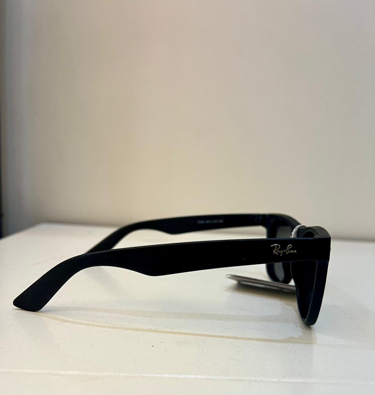 RayBan Renegade Matte Black Gold-Mirror Sunglasses