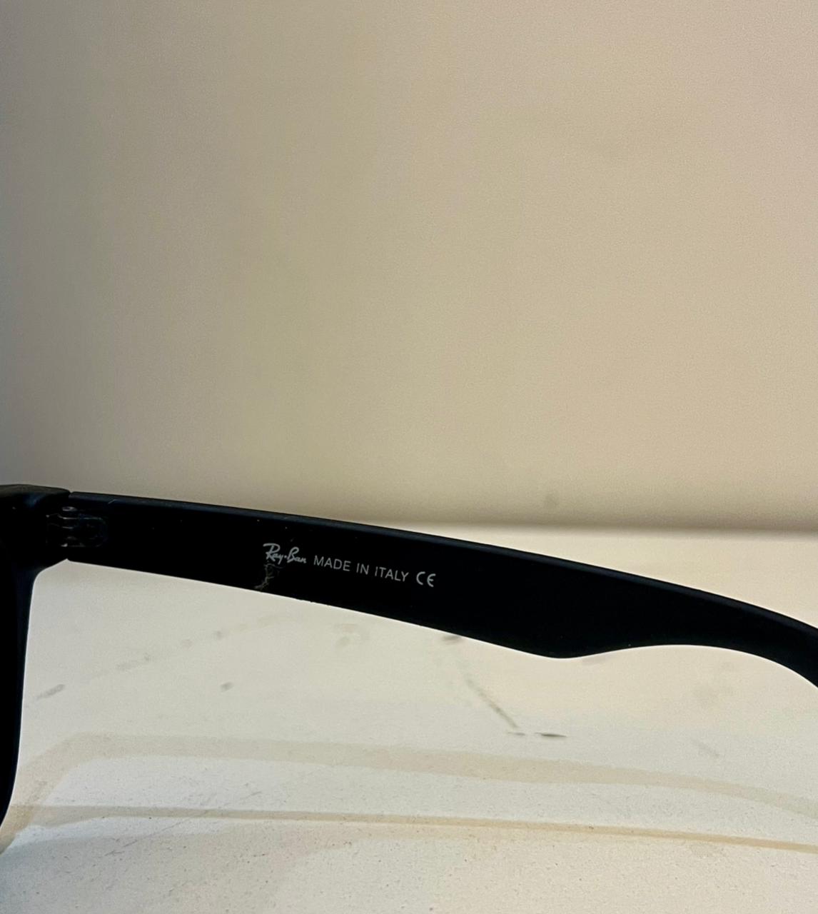 RayBan Renegade Matte Black Gold-Mirror Sunglasses