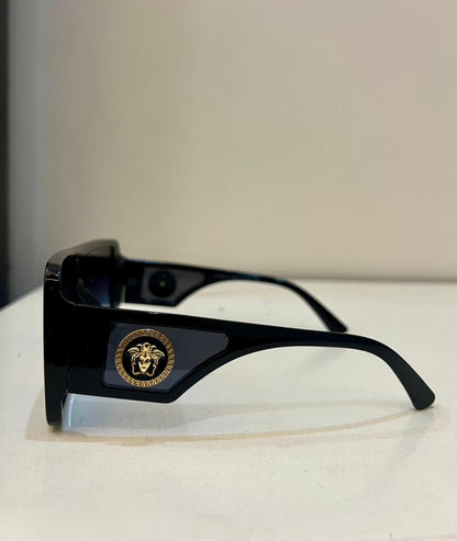 Versace |  Medusa Mythos Oversized Shield Sunglasses