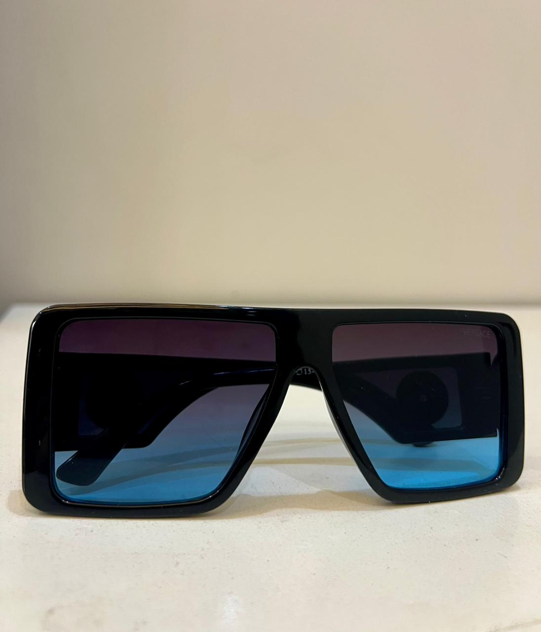 Versace |  Medusa Mythos Oversized Shield Sunglasses