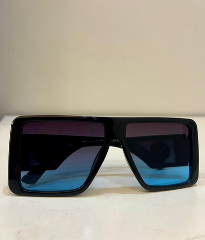 Versace |  Medusa Mythos Oversized Shield Sunglasses
