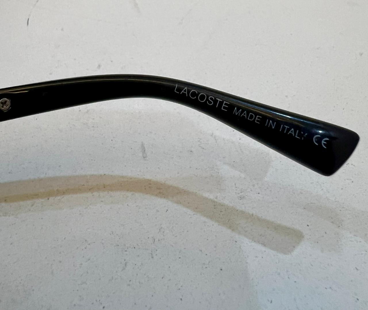 Lacoste Croc Emblem Aviator Sunglasses