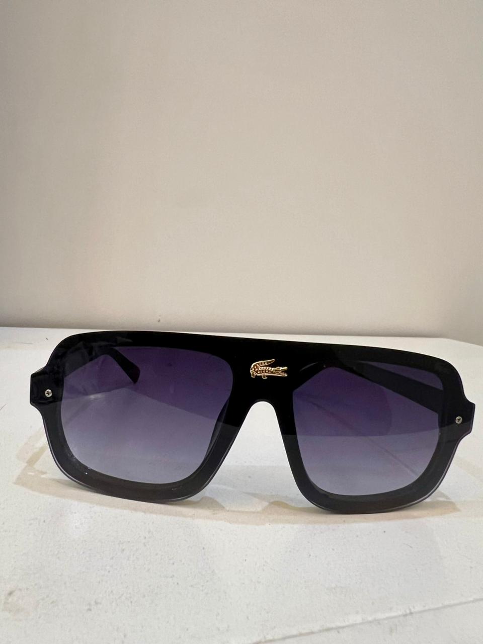 Lacoste Croc Emblem Aviator Sunglasses