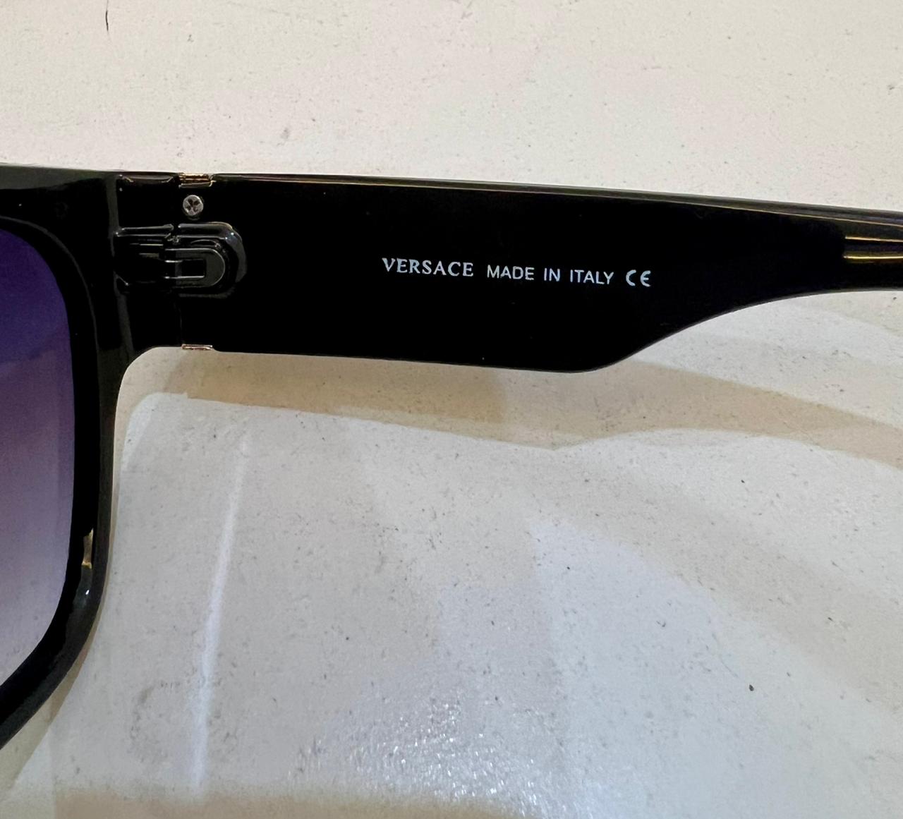Versace Eclipse Imperial Flat-Top Sunglasses