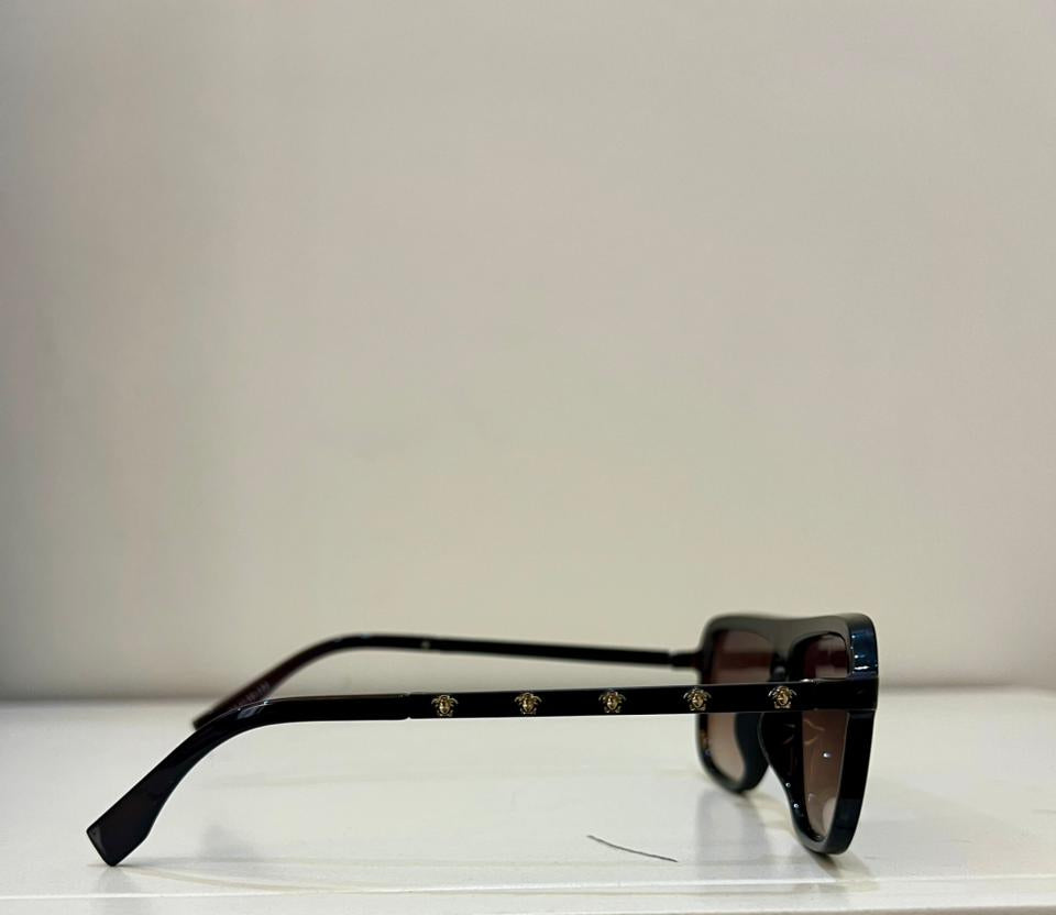 VERSACE Executive Tortoise Navigator Sunglasses