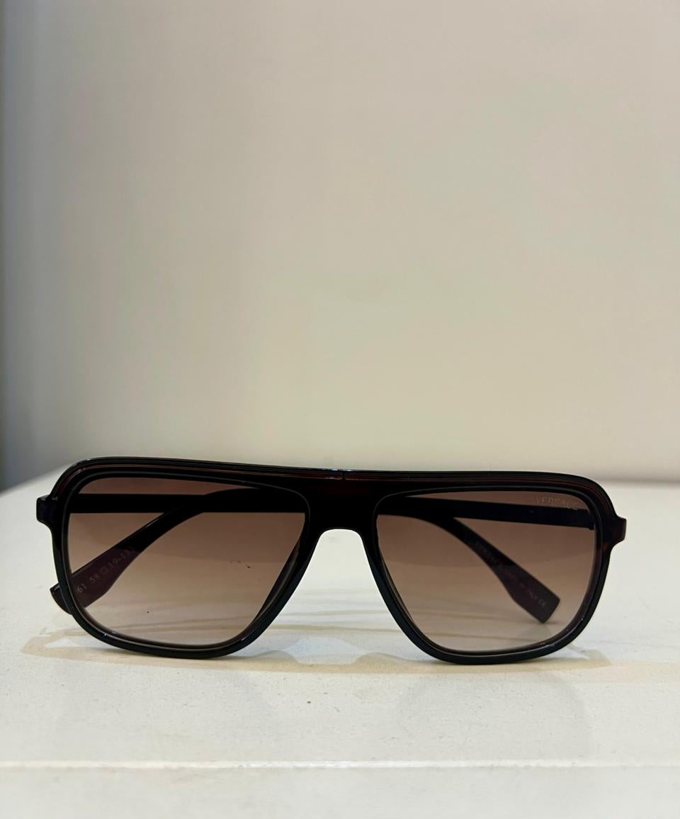 VERSACE Executive Tortoise Navigator Sunglasses